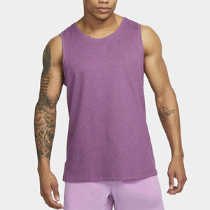 Débardeur léger personnalisé pour homme, débardeur de sport athlétique, t-shirt sans manches, randonnée, course à pied, cyclisme, polyester, débardeur personnalisé pour homme - Product Image 1