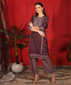 Salwar kameez indien pakistanais prêt à l'emploi costume en coton pour femmes cousu robes de femme élégantes - Product Image 6