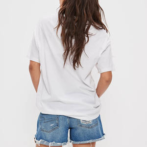 Camiseta Extra Grande de Mujer, 100% Algodón Ecológico de Alta Calidad, Diseño de Hombros Caídos, Impresión de Logotipo Personalizado, Transpirable y de Secado Rápido - Product Image 6