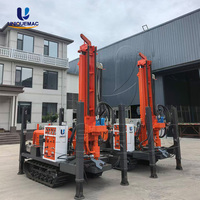 UNIQUEMAC Foreuse de puits d'eau portable économique 150m 200m 260m 300m, machine de forage hydraulique diesel