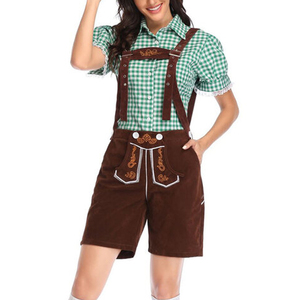 Servicio OEM invierno cuero genuino Lederhosen para hombres último diseño hasta la rodilla traje bávaro estilo Oktoberfest - Product Image 5