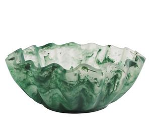 Custom Resin <b>Bowl</b> Kitchen & Tabletop Resin Salad <b>Bowl</b> New Design Serving Resin <b>Bowl</b> Handmade <b>Pink</b> And White MIx Dinnerware - Product Image 5