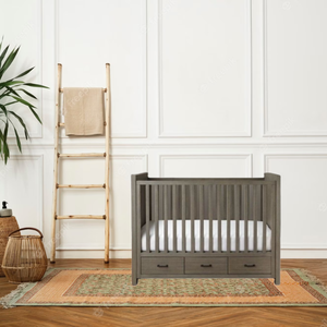 Lit pour bébé en bois massif de haute qualité moderne blanc et noir lit pour enfants style américain prix de gros original d'Indonésie - Product Image 5