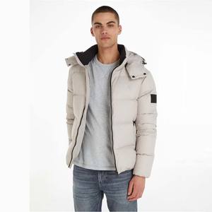 Blousons d'automne pour hommes de haute qualité, en toile écologique, design urbain, polyester, marque, col montant, devant - Product Image 3