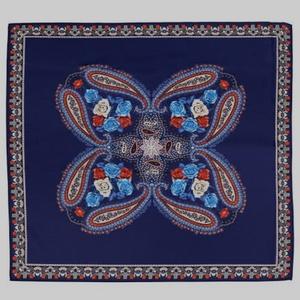 Gros carré personnalisé impression numérique Bandana cheveux foulard dame dernières écharpes haute qualité fabricant produits faits à la main - Product Image 5