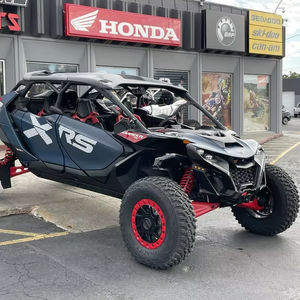 Maverick R Max X RS 2025 Azul Polvoriento y Rojo Legión - Product Image 1