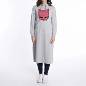 Sudadera con Capucha Personalizada para Mujer, Otoño Invierno, Manga Larga, Tejido Grueso, Logotipo Islámico, Modesto, Transpirable, 100% Algodón, Cortavientos, Ecológico - Product Image 6