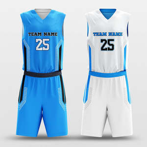 Vente directe d'usine, uniformes de basket-ball personnalisés avec logo par sublimation, vente en gros, uniformes de basket-ball noirs tendance à séchage rapide pour hommes - Product Image 5