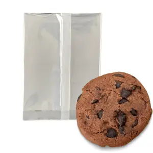 Sachets d'emballage en plastique de noël en ldpe biodégradable, thermoscellé, petits biscuits givrés de qualité alimentaire, sachets biodégradables