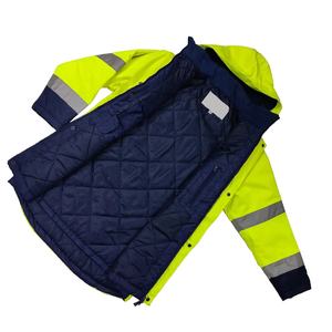 Ropa de Seguridad Industrial de Alta Visibilidad a Precio Económico, Chaqueta de Trabajo de Poliéster Impermeable con Visibilidad Nocturna, Clase 2 - Product Image 1