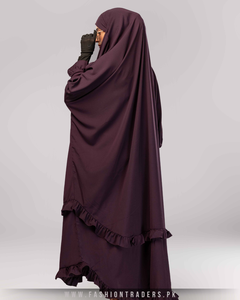 Vente en gros d'une seule pièce pour Jilbab modeste coupe ample à manches longues tenue islamique parfaite à porter quotidiennement pour les femmes musulmanes pendant l'Aïd - Product Image 3