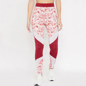 High Quality Women's Yoga Workout <b>Leggings</b> Quick Dry and Elastic Waist Solid <b>Pattern</b> Mid Waist Made in Pakistan - Product Image 1