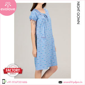 ชุดนอนสั้นสีฟ้าอ่อนสำหรับสุภาพสตรี - Product Image 3