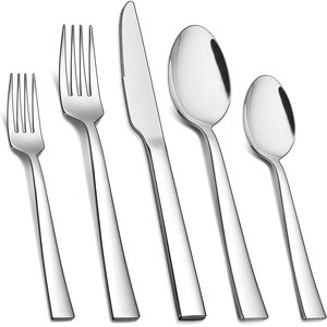 Juego de cubiertos de lujo modernos al por mayor, cuchara, tenedor y cuchillo personalizados con mango increíble para volver a la escuela - Product Image 2