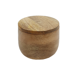 Boîte de rangement de cuisine au design personnalisé avec couvercle Boîtes de rangement faites à la main de taille standard en bois de couleur marron Vente en gros en vrac - Product Image 1