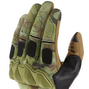 Gants tactiques légers à demi-doigt pour le tir à vélo Escalade Paintball et entraînement de fitness en cuir respirant - Product Image 2