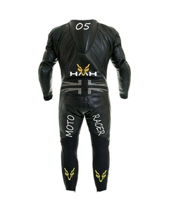 Combinaison en cuir de course de moto personnalisée de haute qualité Ensembles de course automobile de moto respirants Cuir de haute qualité disponible tous - Product Image 3