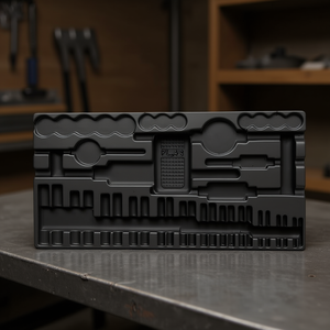 Bac en plastique vide Facom pour jeu de tarauds et filières PBCDX - Product Image 3