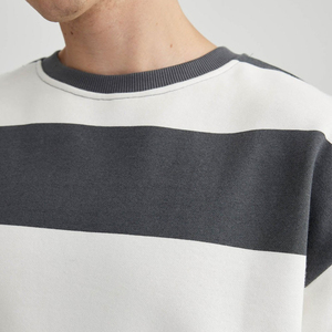 Pull-over basique et élégant pour hommes, imprimé de logo personnalisé, sweat-shirt léger toutes saisons, sweatshirts simples à col en O pour hommes - Product Image 6