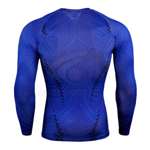 Gym Fitness Clothing New Arrival <b>Men</b> <b>Rash</b> <b>Guard</b> Cheap Price Custom Design <b>Rash</b> <b>Guard</b> For <b>Men</b> - Product Image 2