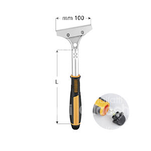 ที่ขูดโลหะมีด ABS ขนาด100มม. ในก้อนตุ่ม - Product Image 1