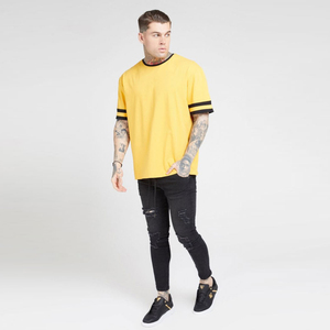 T-shirt pour hommes, nouveau design de luxe, coton de qualité, coupe ample, petite marque, épaules tombantes, blanc, décontracté, imprimé, demi manches, col rond - Product Image 2