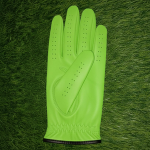 Gant de golf personnalisé de marque d'usine directe pour hommes en cuir de cabretta, peau de mouton douce, fermeture à boucle et crochet antidérapante, sport professionnel - Product Image 2