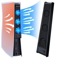 Ventilateur de refroidissement en plastique pour lecteur optique mince et console édition numérique, refroidissement externe pour console de jeu
