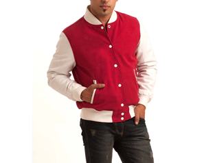 Haute qualité hommes lettre hommes varsité vestes nouveau à la mode personnalisé Streetwear unisexe surdimensionné fait hiver varsité laine veste - Product Image 4