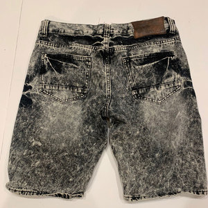 กางเกงขาสั้นผู้ชายขายดี สไตล์สตรีท ล้างสีแบบแอซิด ผ้าฝ้าย 100% เอวยางยืด ลายเรียบ ราคาถูก - Product Image 2