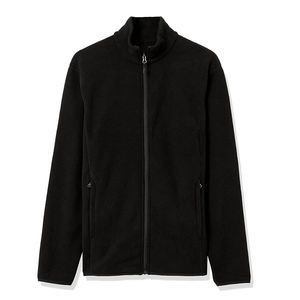 Veste polaire en micropolaire de haute qualité pour hommes, veste chaude épaisse d'hiver légère et entièrement zippée personnalisée pour hommes - Product Image 2