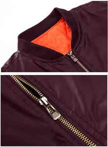 High Quality 100% Polyester Custom Embroidered <b>Long</b> Line Plus Size <b>Men's</b> <b>Jackets</b> Knitted Inner Quilted Zipper Bomber <b>Jacket</b> <b>Men</b> - Product Image 4