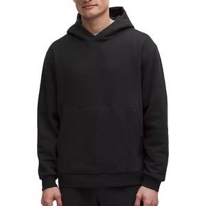 Sudadera con capucha básica de Hip Hop con bolsillo de canguro Sudadera con capucha de algodón pesado personalizada 100% algodón Venta caliente Sudadera con capucha de gran tamaño en blanco - Product Image 1