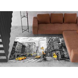 Alfombra con diseño de la calle de Nueva York: Alfombra suave antideslizante, alfombra estampada, alfombra suave con pelo largo - Product Image 2