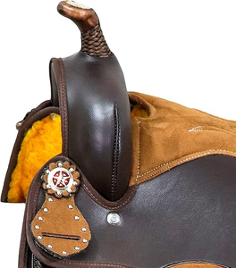 Selle occidentale de nouveau design pour l'équitation confortable et respirante en cuir de haute qualité fabriquée au Pakistan Meilleure vente - Product Image 2