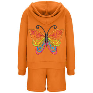 Vente en gros OEM Service Sweat à capuche élastique en coton avec dessin Pantalons de survêtement Ensembles de jogging Pantalons cargo Survêtements Survêtements unisexe Ensemble de 2 pièces - Product Image 2