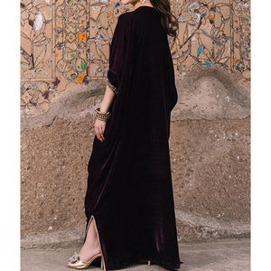 Vestido de Terciopelo de Lujo, Elegante, Superventas, Nueva Llegada, Más Popular, en Grandes Cantidades, para Fiestas Nupciales, Ropa de Invierno a la Moda, Reversible - Product Image 6