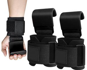 Poignées d'haltérophilie en cuir synthétique avec sangles de poignet Poignées de traction pour l'entraînement en salle de sport et les exercices en plein air - Product Image 3