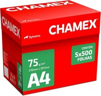 Papier copie Chamex A4 80GSM/75GSM/70GSM Blanc 102-104% Écologique Approvisionnement direct usine France 500 feuilles/ramette Qualité excellente