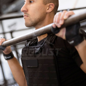Grandes empuñaduras de gimnasia para WODs Pull-ups Levantamiento de pesas Crossfit-Empuñadura de neopreno con diseño de agujero Estilo de cuero de carbono - Product Image 5