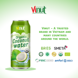 Boisson Bio 490ml Eau de Coco Biologique (Jamais Concentré) Fabriqué au Viet Nam - Product Image 5