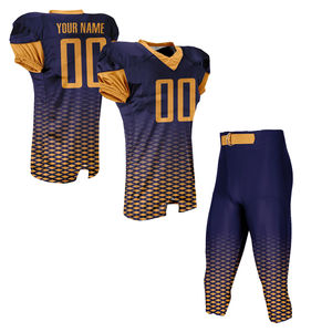 Customized Logo <b>Light</b> Weight American <b>Football</b> Uniform 100% Polyester Nylon Jersey Shorts American <b>Football</b> Jersey uniform - Product Image 5