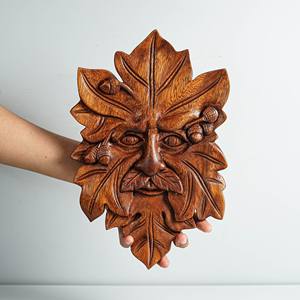 Venta al por mayor paneles de arte personalizados tallados a mano para paredes paneles de placa de Arte de madera colgantes más vendidos decoración de pared - Product Image 4