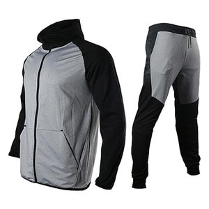 Calidad duradera y diseño elegante que combina un conjunto de chaqueta cómoda Chándal de tela elástica de manga larga - Product Image 4