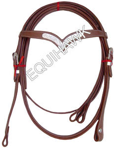 Cuerda de sujeción para caballo EQUIHAWK MVE-1128, la más vendida, de diseño personalizado, de cuero occidental, con accesorios para barril, del fabricante. - Product Image 2