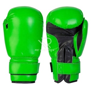 Gants de boxe en cuir personnalisables avec logo pour adultes, fermeture auto-agrippante antidérapante, vêtements de fitness RC personnalisables - Product Image 4