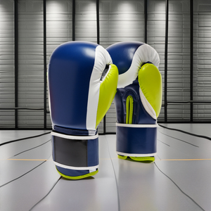 Gants de boxe 6oz, gants d'entraînement professionnels MMA pour enfants, en cuir PU imperméable, fermeture à boucle et à scratch au poignet - Product Image 3