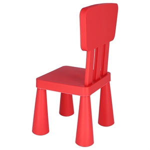 Silla Infantil WELL HOME Roja, Plástico Resistente, 38x35x67 cm, Diseño Robusto y Duradero - Product Image 5