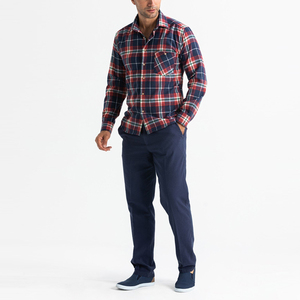 Meilleur prix de gros Chemises d'été décontractées pour hommes à séchage rapide et respirantes avec logo personnalisé Design uni d'automne - Product Image 5