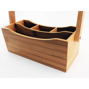 Support vertical en bambou pour ustensiles de cuisine d'extérieur - Product Image 3